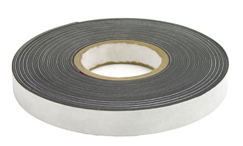 DFT25B: 1/2 x 1/16 Black Double Faced Foam Tape